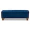 Baxton Studio Hannah Navy Blue Velvet Upholstered Tufted Storage Ottoman Bench 160-9932 - alternate 10